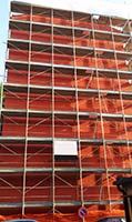 Facciata condominio di Padova isolata e finita